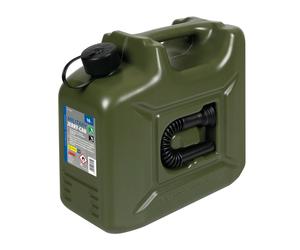 Jerricane carburant en polyéthylène modèle militaire 10L