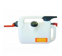 Jerricane JERRICLEAN 6 litres en PEHD - Pour essence, gasoil, eau - CEMO - 11331