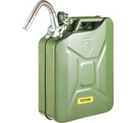 Jerry bidon de carburant VEVOR, 5,3 gallons / 20 l Jerry bidon d'essence portable avec système de bec flexible, réservoir de carburant en acier inoxydable et résistant à la chaleur pour l'équipement d