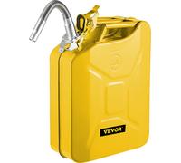 Jerry bidon de carburant VEVOR, 5,3 gallons/20 l, Jerry bidon d'essence portable avec système de bec flexible, réservoir de carburant en acier inoxydable et résistant à la chaleur pour l'équipement de