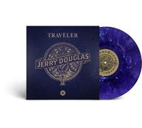 Jerry Douglas - Traveler - Dark Sky With White Swirl [Vinyl Lp] Blue, Colored Vinyl, White