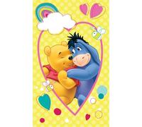 Jerry Fabrics Baby Bath Towel 30x50 Winnie the Pooh "Smile" Yellow Coton Baby JF24