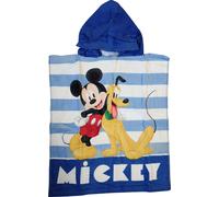 Jerry Fabrics Baby Poncho 50x115 Baby Towel with Hood Mickey Stripe (serviette de bain pour bébé avec capuchon)