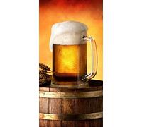 Jerry Fabrics Beer Pivo Serviette de Plage 70 x 140 cm