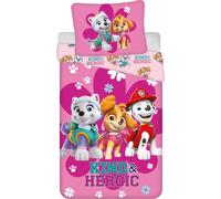 Jerry Fabrics Coton literie 140x200 Psi Patrol Paw Heroic rose taie d'oreiller 70x90 8202 23 août 2013