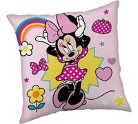 Jerry Fabrics Coussin bébé 40x40 Souris Minie rose JF24