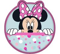 Jerry Fabrics Coussin décoratif 35 cm Minnie Mouse rose menthe forme peluche