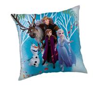 Jerry Fabrics Coussin décoratif La Reine des Neiges 2 Anna Elsa Olaf 40 x 40 cm