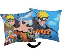 Jerry Fabrics Coussin enfant 40x40 Naruto 02 bleu JF24