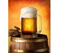 Jerry Fabrics Couverture microfibre Beer 120x150 cm
