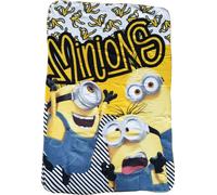 Jerry Fabrics Couverture polaire 100x150 Minions banana 5574 couverture bébé bleu jaune Minions 2 Banana