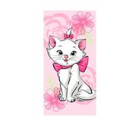 Jerry Fabrics Serviette de bain Disney Aristocats Marie 70 x 140 cm Rose Bonbon