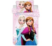 JERRY FABRICS Disney Frozen Parure de lit en Coton Multicolore 40 x 60 + 100 x 135 cm