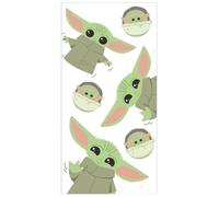 Jerry Fabrics Disney - Serviette De Plage en Coton Star Wars : Bébé Yoda- Beige - 70 X 140 Cm
