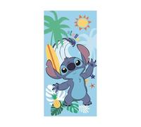 Jerry Fabrics Disney Stitch Grande serviette de bain pour enfants 140 x 70 cm | Serviette de plage 100 % coton de qualité supérieure, pour filles et garçons