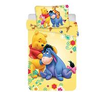 Jerry Fabrics Disney Winnie l'ourson Parure de lit pour bébé Coton Multicolore Taille 40 x 60 + 100 x 135 cm