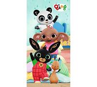 Jerry Fabrics Drap De Plage en Coton Bing - 70 X 140 Cm - Vert