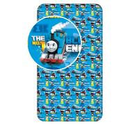 Jerry Fabrics Draps ajustés pour Enfants, Thomas et Ses Amis, Coton, Multicolore, 200x90x25 cm