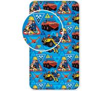 Jerry Fabrics JF0253 Linge de lit pour enfants Fireman Sam Coton, Multi-Colour, 200 x 140 x 0.5 cm