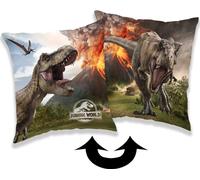 Jerry Fabrics Kids Pillow 40x40 Jurassic Park Dinosaurs Volcano 7318 Jurassic Word Volcano