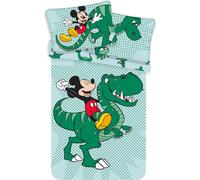 Jerry Fabrics Parure de lit bébé Mickey Dinosaure Coton