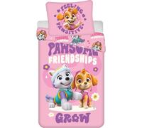Jerry Fabrics Literie enfants 140x200 Psi Patrol rose PP484 Taie d'oreiller 70x90