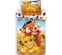 Disney Parure de lit Roi Lion 100 x 135 cm – Taie d'oreiller 40 x 60 cm
