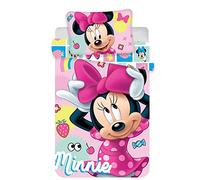 Minnie Disney Sweet - Parure de Lit Bébé - Housse de Couette Coton