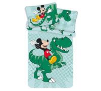 Jerry Fabrics Parure de lit bébé Mickey Dinosaure Coton