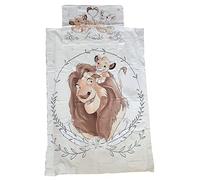 Jerry Fabrics Parure de lit Disney Roi Lion Mufasa et Simba