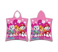 Jerry Fabrics Pat'patrouille - Poncho De Douche avec Capuche en Coton Kind and Heroic - Rose - 50 X 115 Cm