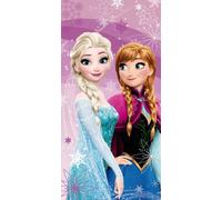 Jerry Fabrics Serviette de plage 70x140 Frozen Ice Age Anna et Elsa Kids25