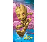 Jerry Fabrics Serviette de plage 70x140 Groot "I am groot" Kids25