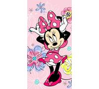 Jerry Fabrics Serviette de plage 70x140 Mini Mouse 0776 Minnie Mouse coton