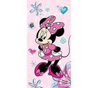 Jerry Fabrics Serviette de plage 70x140 Mini Mouse Coton 23 août
