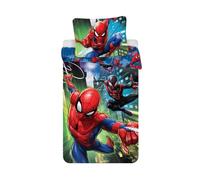 Spiderman Black Marvel - Parure de lit Enfant - Housse de Couette Coton