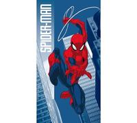 Jerry Fabrics Spiderman Serviette de Bain de Plage pour Enfants, Serviette de Bain pour Enfants, Cadeau Super héros pour garçons, 70 x 140 cm