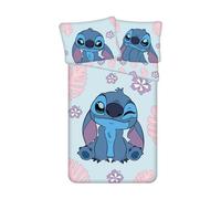 Jerry Fabrics Stitch Parure de lit réversible avec housse de couette 140 x 200 cm et taie d'oreiller 70 x 90 cm 100 % coton Multicolore