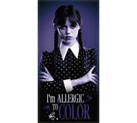 Jerry Fabrics Wednesday Serviette de bain, serviette de plage, en coton, lavable, 70 x 140 cm