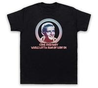 Jerry Lee Lewis Whole Lotta Shakin Un Unisex 100% Cotton Short-Sleeve T-Shirts Black L