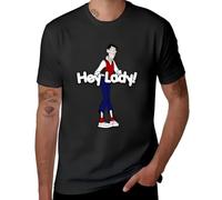 Jerry Lewis Hey Lady! Color Shirt Merch Men Women's Cotton Cool T-Shirt Short Sleeve Clothing Adult