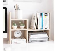 Jerry & Maggie Organiseur de bureau tag re de rangement r glable en bois Blanc 5 unit s 40,6 cm (L) x 40,6 cm (H) x 17,3 cm (l)