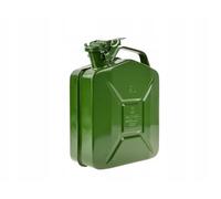 Jerrycan Bidon de Combustible Métal 10L Tôle Acier Essence GK231 | Résistant aux rayures et à la corrosion. Bouchon à goupille étanche, poignée intégrée, nettoyage facile et réutilisable.