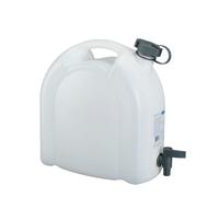 JERRYCAN-BIDON EAU PRESSOL EN POLYETHYLENE TRANSPARENT AVEC BOUCHON ET ROBINET