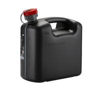 JERRYCAN-BIDON ESSENCE-CARBURANT PRESSOL EN POLYETHYLENE NOIR AVEC BEC FLEXIBLE