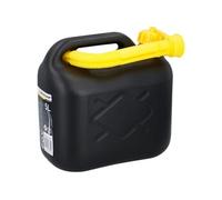 Jerrycan Noir Plastique H25.5xl13xL25cm
