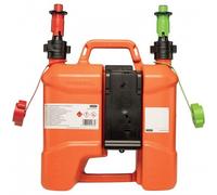 Jerrycan polyéthylène à double compartiments 5L et 3L + étui à outils PRESSOL