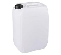 Jerrycanshop Jerrican empilable 20 l UN - Bidon de carburant - Bidon d'eau - Bidon d'essence - En plastique (PEHD) - DIN61 - 20 l - Sans BPA - Naturel