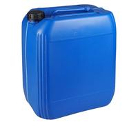 Jerrycanshop Jerrican empilable 30 l UN - Jerrican de carburant - Bidon d'eau - Bidon d'essence - Plastique (PEHD) - DIN61 - 30 l - Sans BPA - Bleu