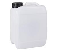 Jerrycanshop Jerrican empilable 5 l UN - Bidon de carburant - Bidon d'eau - Bidon d'essence - Plastique (PEHD) - DIN51 - 5 l - Sans BPA - Naturel